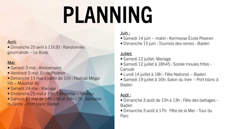 Planning anne e 2025